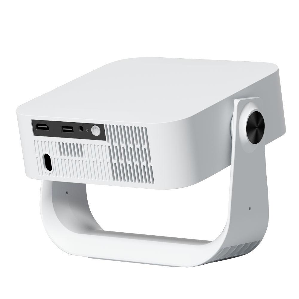 Personal Projector Pico Genie L300 LED smart projector displaying a bright 1080p image on a wall.