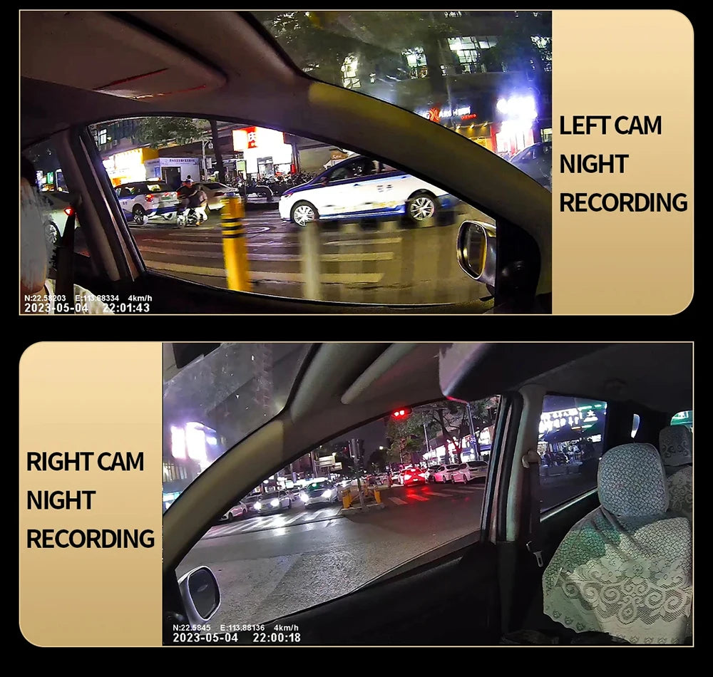 360°Auto Camera 1080P Video Recorder 3/4 Lens WIFI DashCam for Car DVR Black Box Night Vision 24H Parking Monitor Car Assecory