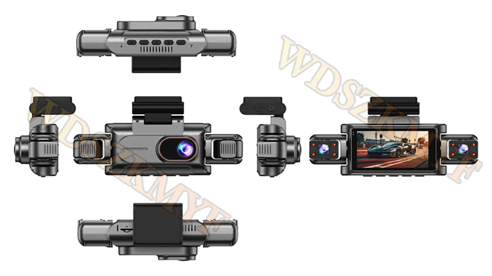 360°Auto Camera 1080P Video Recorder 3/4 Lens WIFI DashCam for Car DVR Black Box Night Vision 24H Parking Monitor Car Assecory