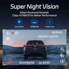 360°Auto Camera 1080P Video Recorder 3/4 Lens WIFI DashCam for Car DVR Black Box Night Vision 24H Parking Monitor Car Assecory