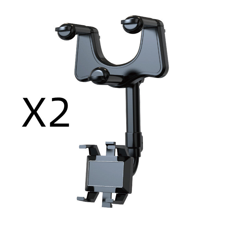 360° Rotatable Rearview Mirror Phone Holder – Universal Car Phone Mount