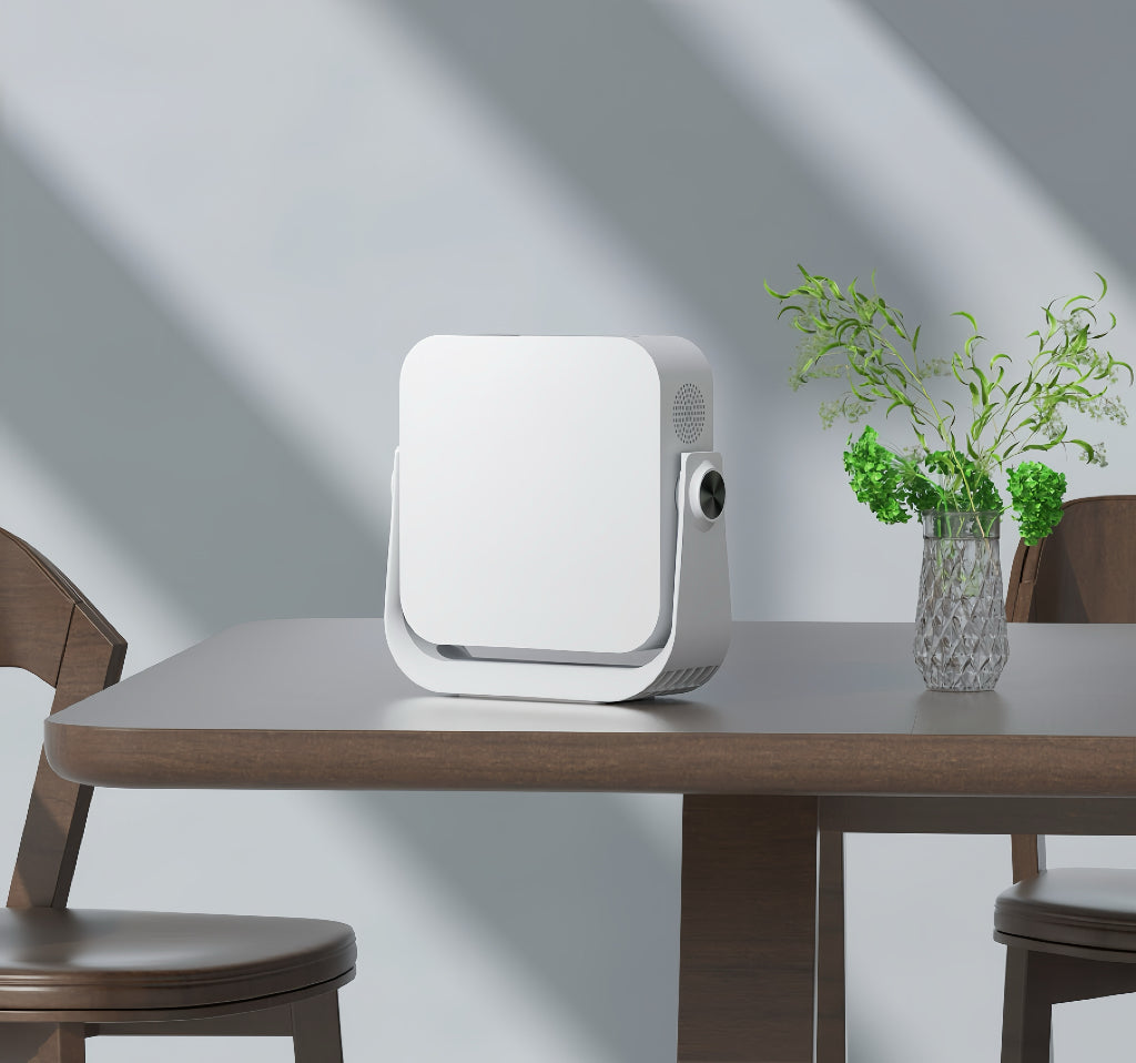 Personal Projector Pico Genie L300 LED smart projector displaying a bright 1080p image on a wall.