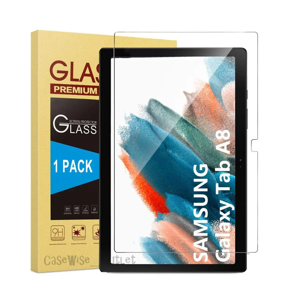 Samsung Galaxy Tab S7 2.5D tempered glass screen protector from Phone Base, showing a clear protective layer on the tablet screen.