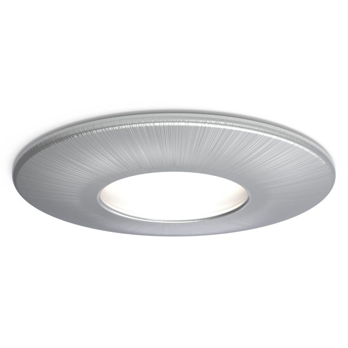 4lite IP20 GU10 Fire-Rated Downlight - Satin Chrome