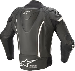 Damoto GP Pro V2 Motorcycle Leather Jacket Black/White