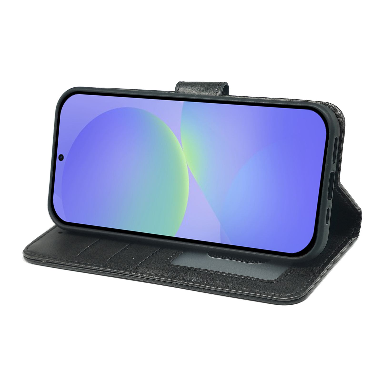 Samsung Galaxy A36/A56 Book Flip Case by Phone Base, leather wallet-style phone case with card slots and flip cover.