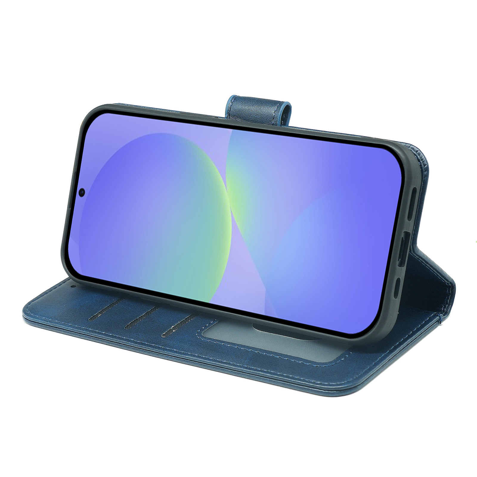 Samsung Galaxy A36/A56 Book Flip Case by Phone Base, leather wallet-style phone case with card slots and magnetic closure.