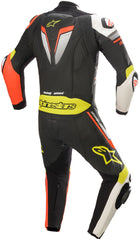 GP Plus V3 Replica One Piece Motorcycle Leather Suit Orange / Black / White