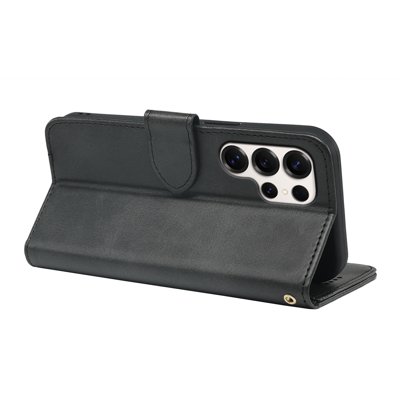 Samsung Galaxy S25 Series book flip case by Phone Base, leather wallet-style phone cover with card slots and protective front flap.