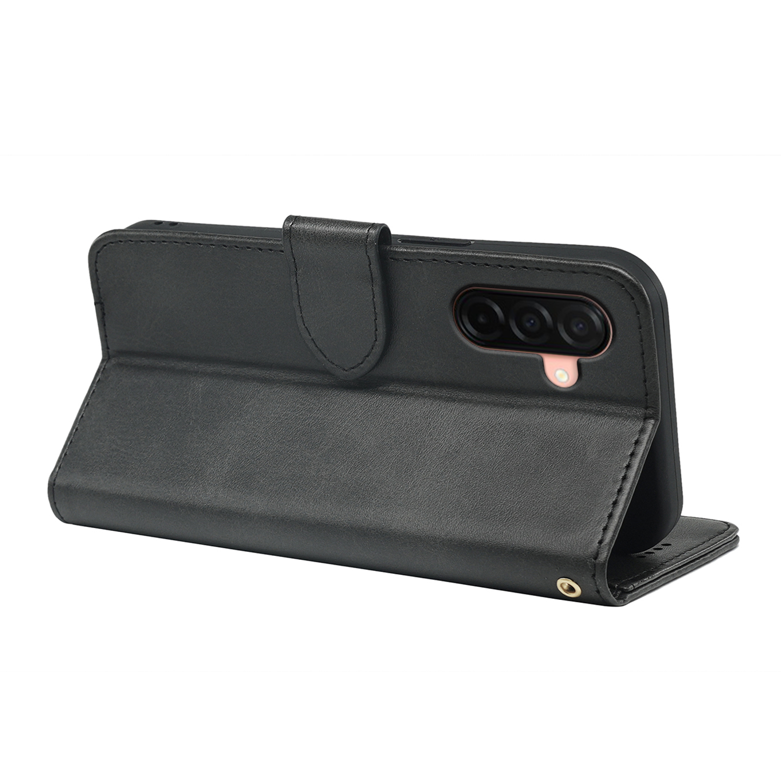 Samsung Galaxy A26 book flip case by Phone Base, leather wallet-style phone case with card slots and magnetic closure.