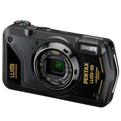 Pentax WG-8 20MP 5x Zoom Tough Compact Camera - Black