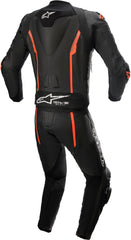 Replica Missile V2 Two Piece Motorcycle Leather Suit Black / Red