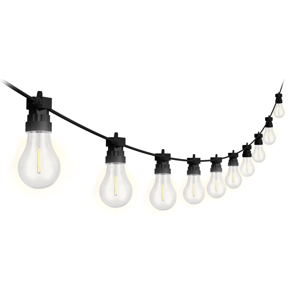 4lite Antheia Solar IP44 Festoon Outdoor String Lights - 5m