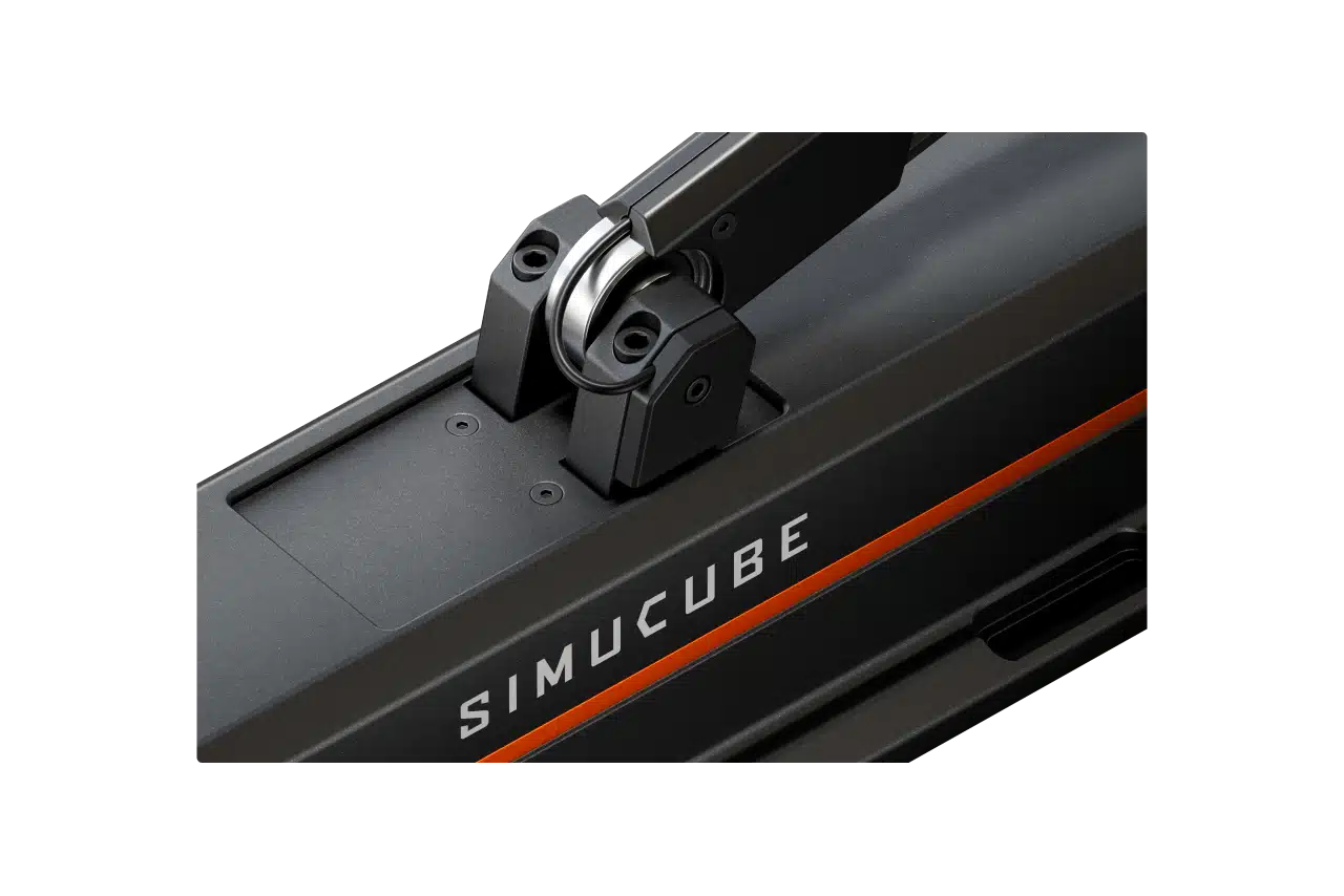 Simucube ActivePedal Pro racing pedals by Trak Racer UK, featuring a sleek design with adjustable footplates and realistic pedal feel.