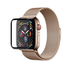 2 PCS ENKAY Hat-Prince 3D Full Screen PET + 3D Full Screen Electroplating PET Curved Heat Bending HD Screen Protector For Apple Watch Series 6 / 5 / 4 / Watch SE 44mm, For Apple Watch Series 6 / 5 / 4 / Watch SE 44mm