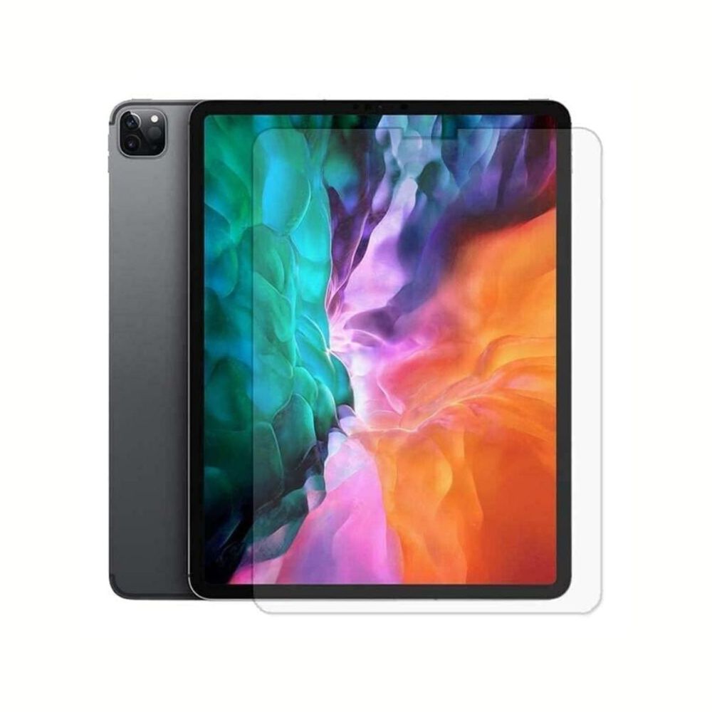 2.5D tempered glass screen protector for iPad Pro 12.9-inch by Phone Base, showcasing the clear, durable screen protection.
