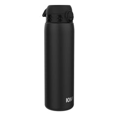 Leak Proof 1 Litre Thermal Water Bottle, Insulated, Black, 1L