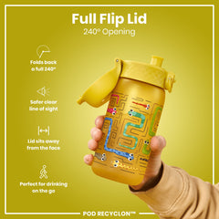 Leak Proof Kids Water Bottle, Recyclon, Snakes, 350ml (12oz)