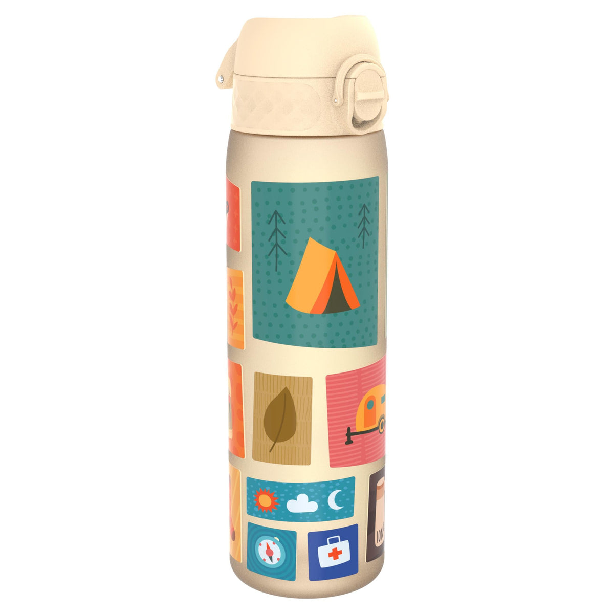 Leak Proof Slim Water Bottle, Recyclon, Camping, 500ml (18oz)