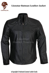 Real Leather Batman Jacket for Men | Bat Motorcycle Style | Premium Cowhide | DC Comics