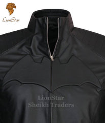Real Leather Batman Jacket for Men | Bat Motorcycle Style | Premium Cowhide | DC Comics