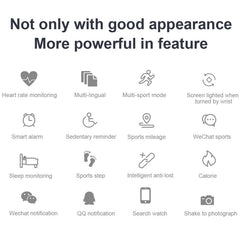 DK02 1.3 inches IPS Color Screen Smart Bracelet IP67 Waterproof, Support Call Reminder /Heart Rate Monitoring /Sleep Monitoring / Sedentary Reminder