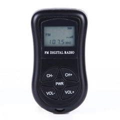 HRD-107 DSP Digital Display Portable Stereo FM Radio with Headset