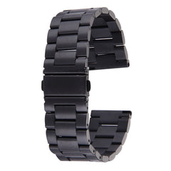 For Fitbit Blaze Smart Watch Butterfly Buckle 3 Beads Stainless Steel Watchband