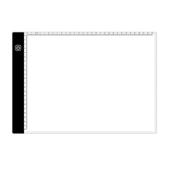 3.5W 5V LED USB Three Level of Brightness Dimmable A4 Acrylic Scale Copy Boards Anime Sketch Drawing Sketchpad with USB Cable 1.5m & Power Adapter, Copy Boards with USB Cable 1.5m & Power Adapter