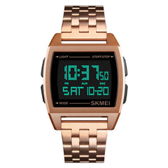 SKMEI 1368 Multifunctional Men Outdoor Sports Noctilucent Waterproof Digital Watch