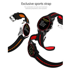 N6 Smart Watch 1.3 inch TFT Screen MTK2502C Bluetooth4.0, Silicone Watch Band, Support Heart Rate Monitor & Pedometer & Sleep Monitor & Sedentary Reminder, Silicone Watch Strap/Red, Silicone Watch Strap/Yellow