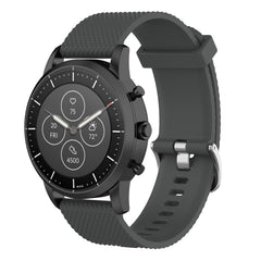 22mm Texture Silicone Wrist Strap Watch Band for Fossil Hybrid Smartwatch HR, Male Gen 4 Explorist HR, Male Sport