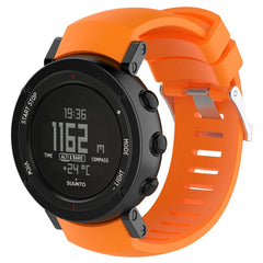 Silicone  Watch Band for SUUNTO Core ALU Black