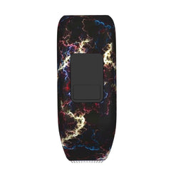 Colourful Feathers Pattern Silicone Sport Watch Band for Garmin Vivofit JR, Size: Small