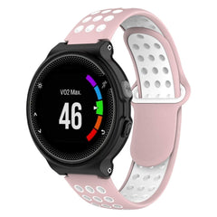 Double Colour Silicone Sport Watch Band for Garmin Forerunner 220 / Approach S5 / S20