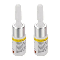 2 in 1 3ml Paintless Dent Removal Car Window Windshield Repair Fluid with Tool, 2 in 1 Repair Fluid (White), 2 in 1 Repair Fluid (Black)