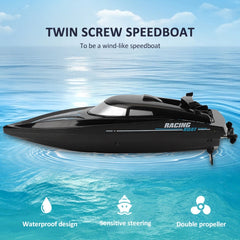 2.4G Children Rc Boat Remote Control Toy, YDJ-B801(Black), YDJ-B801(Blue)