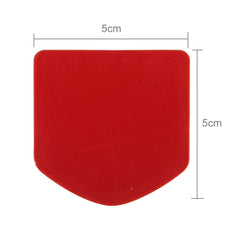 Shield Shape Metal Car Badge Decorative Sticker, Size: Small, French Flag, Italy Flag 2