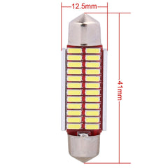 2 PCS 41mm 2W 240LM White Light 24 LED SMD 4014 Error Free License Plate Lights Car Light Bulb, 41mm