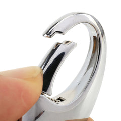 Car Metal Key Holder With Two Rings, Key Holder With Two Rings(Black)