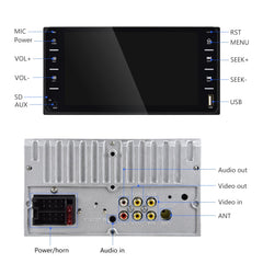 848V 16 7 inch Multi-touch Screen Car GPS Navigator, Support TF Card / USB / AUX / MP5 Player / Android & iPhone Mirror Links, 848V