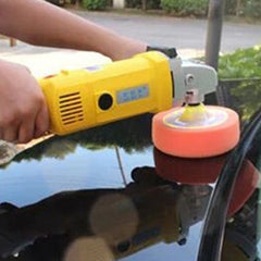 Polishing Disc Auto Polishing Machine Dedicated Sponge Wheel Wax Polishing Sponge Decontamination Sponge,Screw Hole Diameter:14mm, 14mm