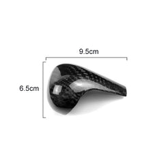 For Left Driving Universal Carbon Fiber Car Gear Shift Knob Modified Shifter Lever Knob for AUDI A4 / A5 / A6 / A7 / Q5 Q7, A7 / Q5 Q7