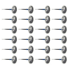 24 PCS 4mm Mushroom Nail-tyre Film Tyre Cold Patch Film Rubber Tire Repair Kit, 4mm
