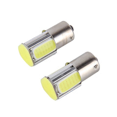 2 PCS 1156/BA15S 5W 6000K 350lm 4 COB LEDs Canbus Car Brake Light Tail Light Bulb, DC 12V, 1156