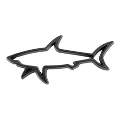 Shark Shape Car Metal Body Decorative Sticker, Shark Shape