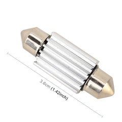 10 PCS 36mm DC12V / 1.7W / 7000K / 70LM 3LEDs SMD-5050 Car Reading Lamp, 36mm, 3LEDs SMD-5050