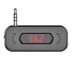 Doosl DSER116 Multifunctional Car FM Transmitter Wireless Music Receiver with 3.5mm Jack & LCD Display, Support Hands-free Call, DSER116