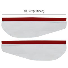 1 Pair Car Rearview Mirror Rain Blades Car Back Mirror Eyebrow Rain Cover Car Rearview Mirror Eyebrow Covers Flexible Protection Rainproof Decoration Accessories, 3R-2101