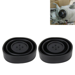 2 PCS Universal Car LED Headlight HID Xenon Lamp Silicone Dust Cover Seal Caps LED Headlight Seal Dust Seal Cover Dust Cover, Universal Dust Cover